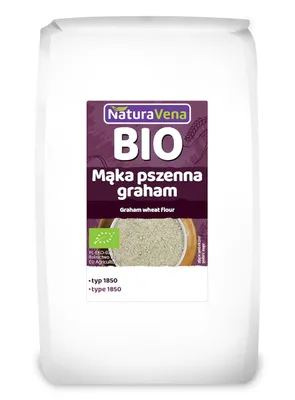 Zdjęcie produktu dla MĄKA PSZENNA GRAHAM TYP 18501 kg - NATURAVENA
