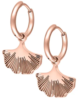 Produktbild von Wildcat Ohrringe - Little Ginkgo Hoops - Roségold - Chirurgenstahl 316L - wasserfest, langlebig, hautverträglich, Roségold