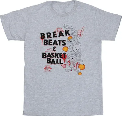 Produktbild von Space Jam: A New Legacy - "Break Beats & Basketball" T-Shirt für Herren BI51873 (S) (Grau)