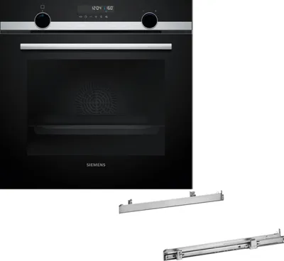 Siemens HB578GBS3 + HZ538000, Einbau-Backofen, mit Clip-Auszug PQ579ABSHB
