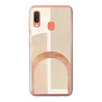 Produktbild von MuchoWow® Handyhülle Schutzhülle Hülle für Samsung Galaxy A20e Marmor - Muster - Rosa Silikon Softcase Handy Hülle - Abdeckung