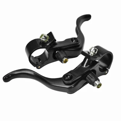 Produktbild von Fahrradbremsen, 1 Paar Bremshebel, 24 mm, Leicht, für Mountainbike, Singlespeed und Fixed Gear, Aluminium Legierung, Schwarz