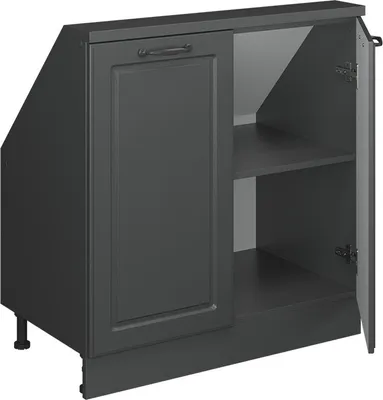 Produktbild von Dachschrägenschrank Vicco Rion Anthrazit Landhaus mit 2 Türen, Model 56144