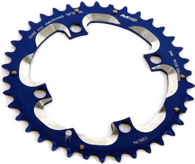 Obrázek produktu pro Msc Cnc Alu7075 4 Arm 64 Bcd Pl38ta Chainring Blue 38t Blue 38t