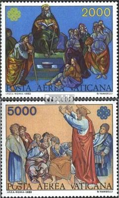 Produktbild von Briefmarken Vatikanstadt 1983 Mi 842-843 (kompl.Ausgabe) gestempelt Weltkommunikationsjahr