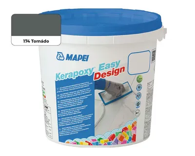Obrázek produktu pro MAPEI® KERAPOXY Easy Design 2K 3 kg 174 tornádo epoxidová pryskyřice lepidlo na spáry obkladů a dlažeb