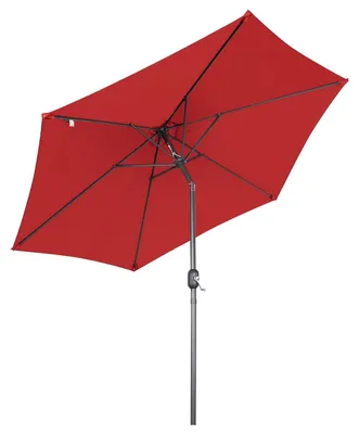 Zdjęcie produktu dla Parasol okrągły - średnica 270 cm - kolor taupe - ochrona UV 50+