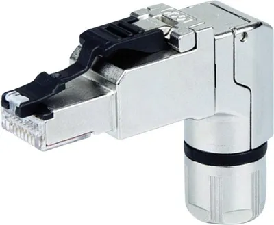 Produktbild von Telegärtner J00026A4001, RJ45, Schwarz, Edelstahl