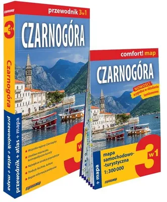 Immagine prodotto di Czarnogóra Przewodnik Atlas i Mapa 3w1 - Praca Zbiorowa