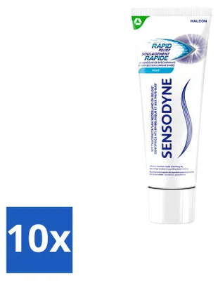 Produktbild von 10 x Sensodyne Rapid Relief Tandpasta - 75 ml - Vorteilspackung - 10 Stücke