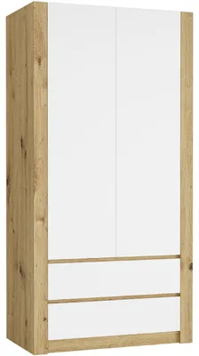 Obrázek produktu pro Skříň šatna 90 cm 2 dveře 2 zásuvky FRAMIRE B-20 artisan mix