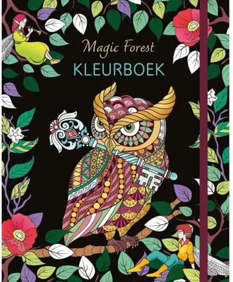 Produktbild von Malbuch Zauberwald für Mädchen und Jungen zum Ausmalen und Kreativsein mit vielen Motiven