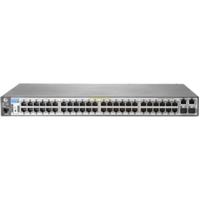 Produktbild von HPE Aruba Networking 2620-48-PoE+, Managed, L2, Fast Ethernet (10/100), Power over Ethernet (PoE), Rack-Einbau, 1U