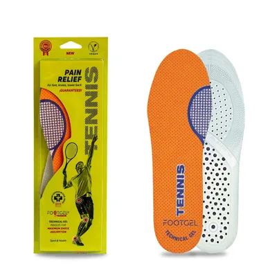 Produktbild von Fußgel-Einlegesohlen für Tennis Thermocrep®-Gel dämpft Stöße