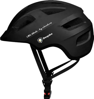 Produktbild von Deqube Fahrradhelm Schwarz 48-52 cm Schwarz 48-52 cm
