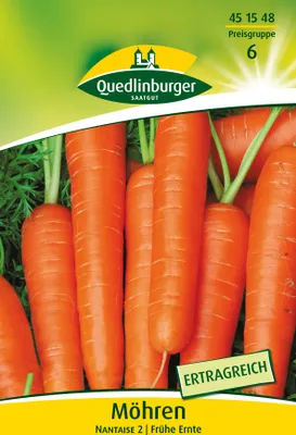 Produktbild von Möhre Nantaise 2 (30 g) | Möhrensamen von Quedlinburger