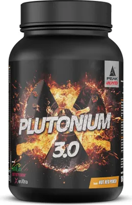 Produktbild von Plutonium 3.0 - 1054g : Hot Red Punch I Pre Workout Booster I über 30 potente Inhaltsstoffe I Maximaldosierung I L-Citrulin Malat I L-Arginin AKG I Zyklisches Dextrin I OXYSTORM® I EAA Matrix I Intra Workout Matrix I vegan