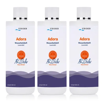Produktbild von Stricker Chemie Adora Wasserbett-Duft Lavendel 500 ml ( 3er Pack )