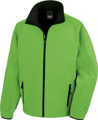 Obrázek produktu pro Result Core - Pánská softshellová bunda s potiskem BC5646 (XL) (Bright green/black)