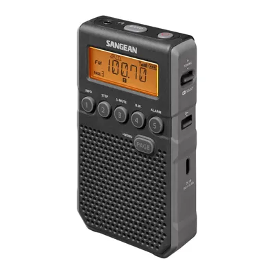 Produktbild von Sangean DT-800, Tragbar, Digital, AM, FM, LCD, 3,5 mm, Blau, Weiß