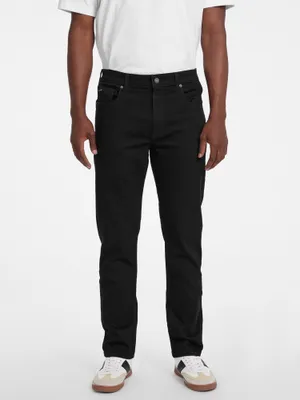 Produktbild von Slim Herren Jeans Schwarz - Stilvolle Denim mit Logo-Detail