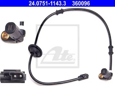 Produktbild von Ate Sensor, Raddrehzahl  24.0751-1143.3