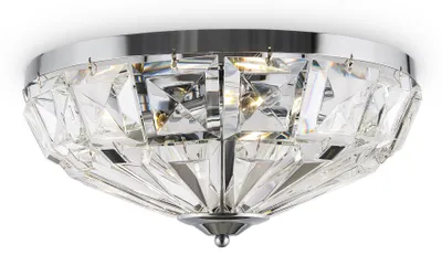 Zdjęcie produktu dla Lampa sufitowa FACET chromowana transparentna 4xE14x60W kryształ wym:19,2x39,6x39,6cm IP20 Maytoni