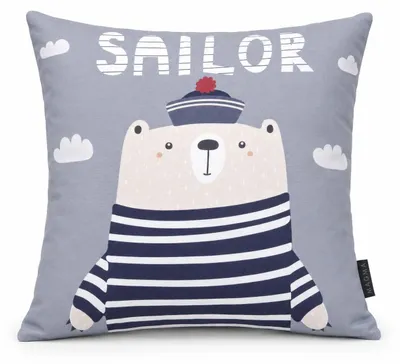 Produktbild von Magma Seafriends Kissenhülle mit Reissverschluss Seebär 45x45
