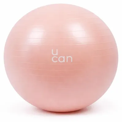 Image de Balle de gymnastique de 60 cm, rose, pour le fitness