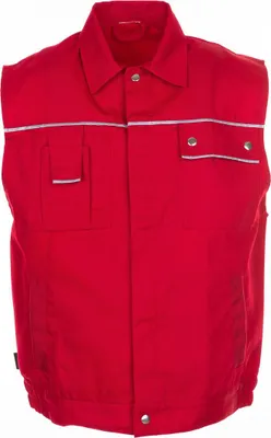 Produktbild von Planam Weste Canvas 320 Gr. S rot
