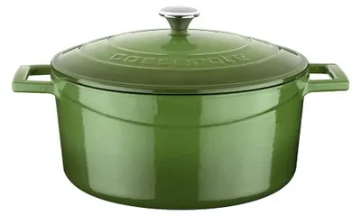 Obrázek produktu pro Lávová pekáče – 24 cm – 4,49 litru – litina – zelená