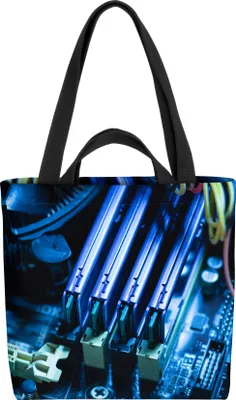 Produktbild von VOID Speicher CPU Technik Rechner Tasche 33x33x14cm,15l Einkaufs-Beutel Shopper Einkaufs-Tasche Bag