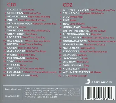 Produktbild von KuschelRock The Very Best Of CD - Pop international Musik