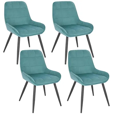 Produktbild von Skandinavische Esszimmerstühle - Stühle - Designstühle - Bequeme Stühle - Mit Metallgestell