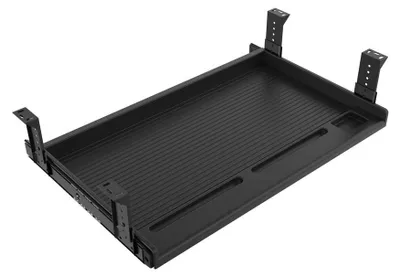 Immagine prodotto di Organizer da scrivania - Cassetto sotto scrivania - Nero - Grande - Altezza regolabile - Max 15 kg