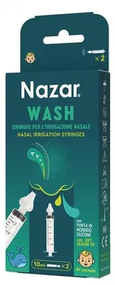 Immagine prodotto di Nazar Wash Siringa Irrigazione Nasale 2 Pezzi