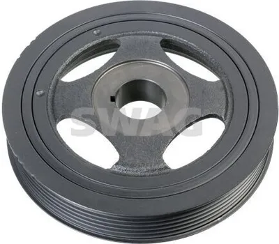 Produktbild von SWAG 81 10 3859 Riemenscheibe Kurbelwelle für TOYOTA AYGO (WNB1, KGB1) 143mm 5-Rippen