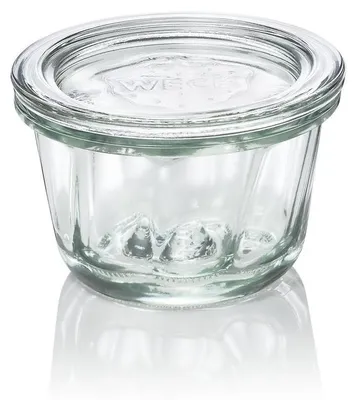 Produktbild von 48x Weck Glas Gugelhupfglas mit Deckel Bundt cake 165 ml