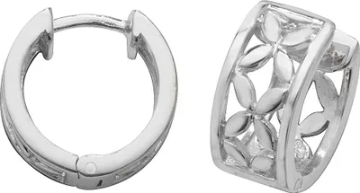Produktbild von Wunderschöne 925 Sterling Silber Damen - Paar Creolen - 16mm*7mm; TRS22762