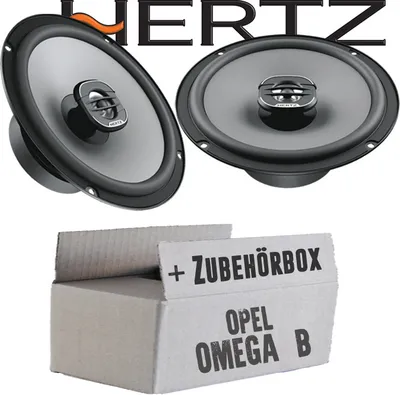 Produktbild von Lautsprecher Boxen Hertz X 165 - 16,5cm Koax Auto Einbauzubehör - Einbauset passend für Opel Omega B - justSOUND