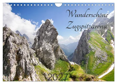 Produktbild von Wunderschöne Zugspitzarena (Wandkalender 2027 DIN A4 quer), CALVENDO Monatskalender