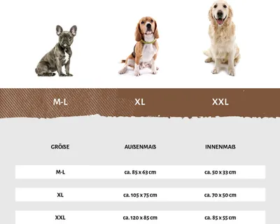 Produktbild von Knuffelwuff Hundebett Lotte aus Velours mit feinem Handwebcharakter XXL 120 x 85cm Grau