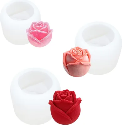 Produktbild von Eiswürfelform Rose, Eiswürfel für Cocktails - ROSE (3er Set) - ICEROSE