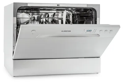 Produktbild von Klarstein Mini-Geschirrspüler für 6 Gedecke, Leiser UV-Geschirrspüler Klein mit 6 Spülprogrammen, Kleiner Tisch-Geschirrspüler für Zuhause Büro Camping, Geschirrspüler Mini mit Wasseranschluss
