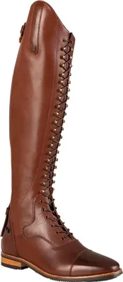Produktbild von Premier Equine Maurizia Ladies Lace Front Tall Leather Riding Wide Reitstiefel Braun EU 40 Braun EU 40
