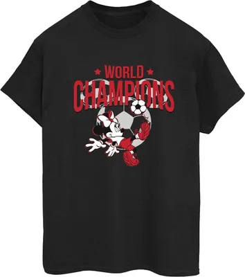 Produktbild von Disney - "World Champions" T-Shirt für Damen BI38638 (M) (Schwarz)