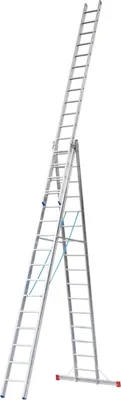 Produktbild von Goldpunkt Mehrzweckleiter 3-tlg. Mod. 300 - Sprossenanzahl: 3 x 16