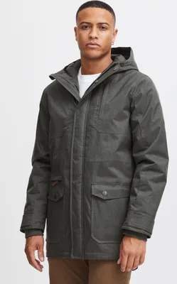 Produktbild von SOLID SDBello Herren Parka Winterjacke Mantel Jacke gefüttert mit Kapuze Reißverschlusstaschen Klettverschluss Regular fit