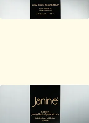 Produktbild von Janine Jersey Elastic Spannbetttuch 90x190 cm - 100x220 cm natur