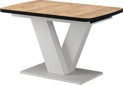 Produktbild von Esstisch Vicco Fenaro Goldkraft Eiche/Weiß 120 x 80 cm ausziehbar, Model 57998